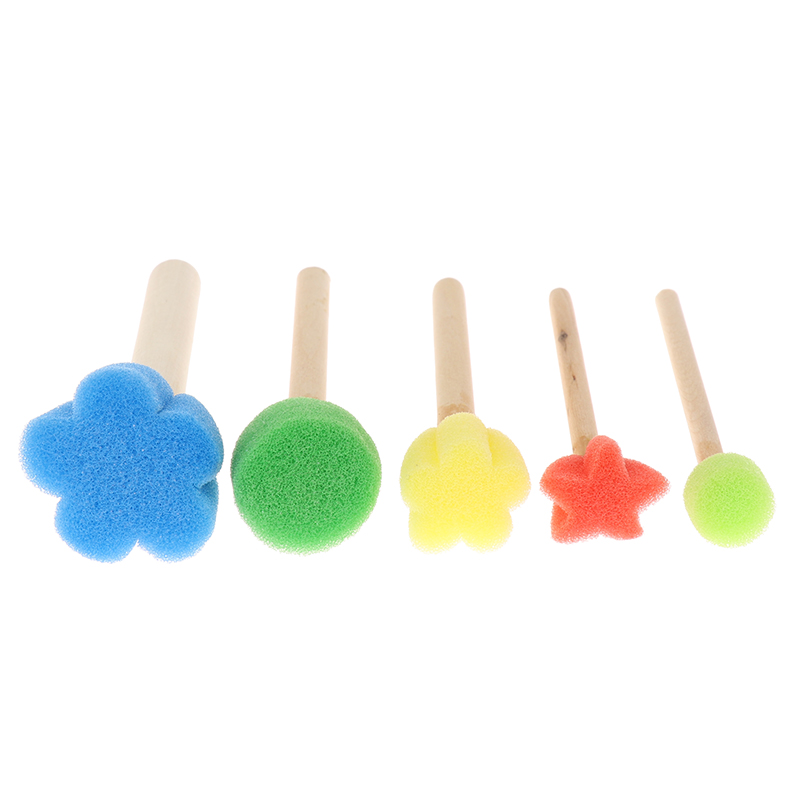 Kids Toddler Sponge Stamp Brus - Art Craft Toddlers reseña y precio