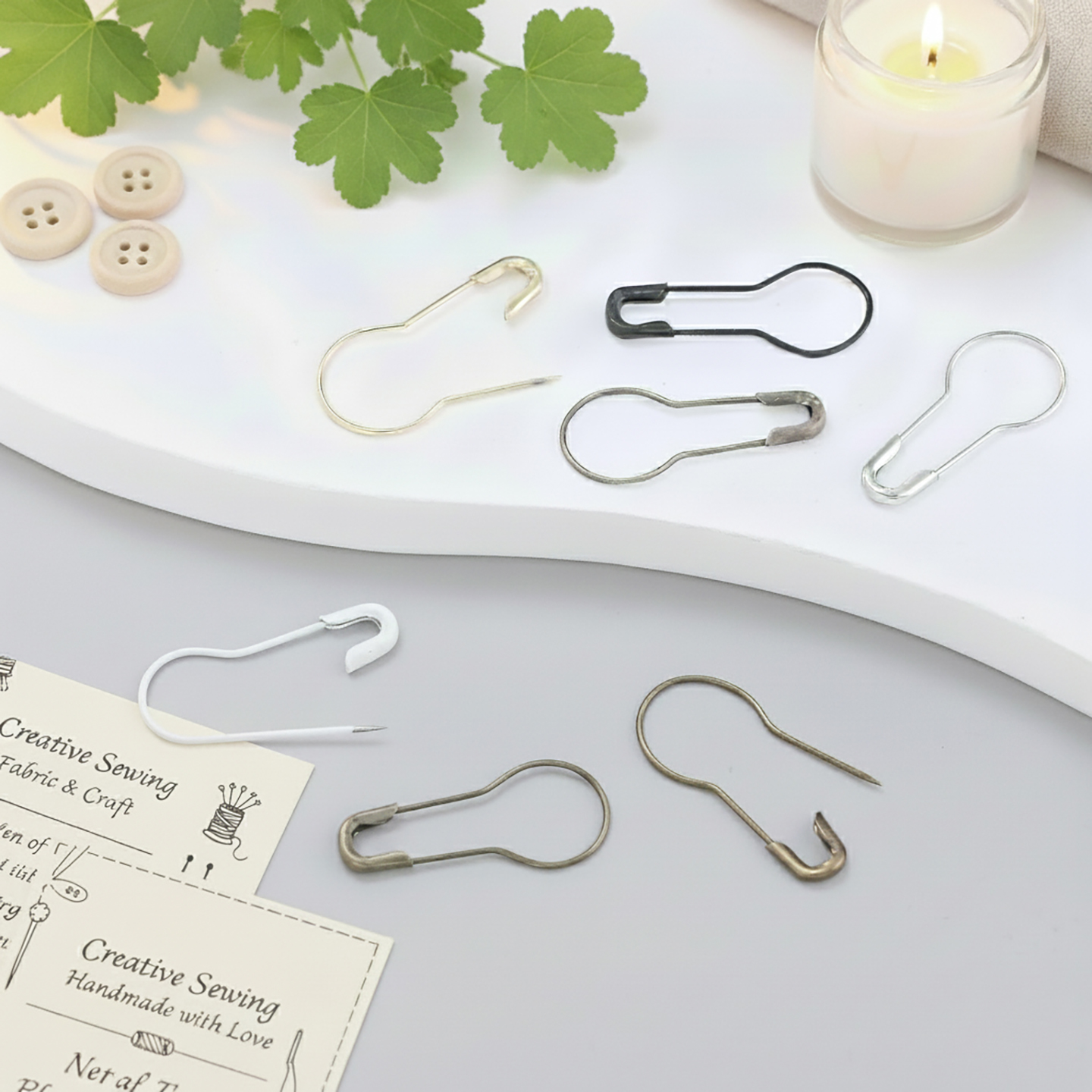 100Pcs/Lot Metal Gourd Safety  - Art Craft Diy reseña y precio