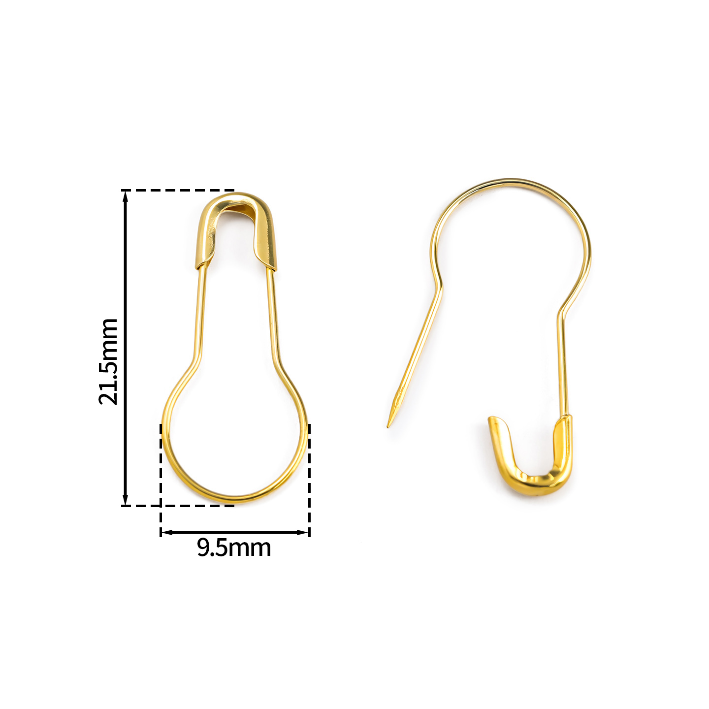 100Pcs/Lot Metal Gourd Safety  - Art Craft Diy reseña y precio