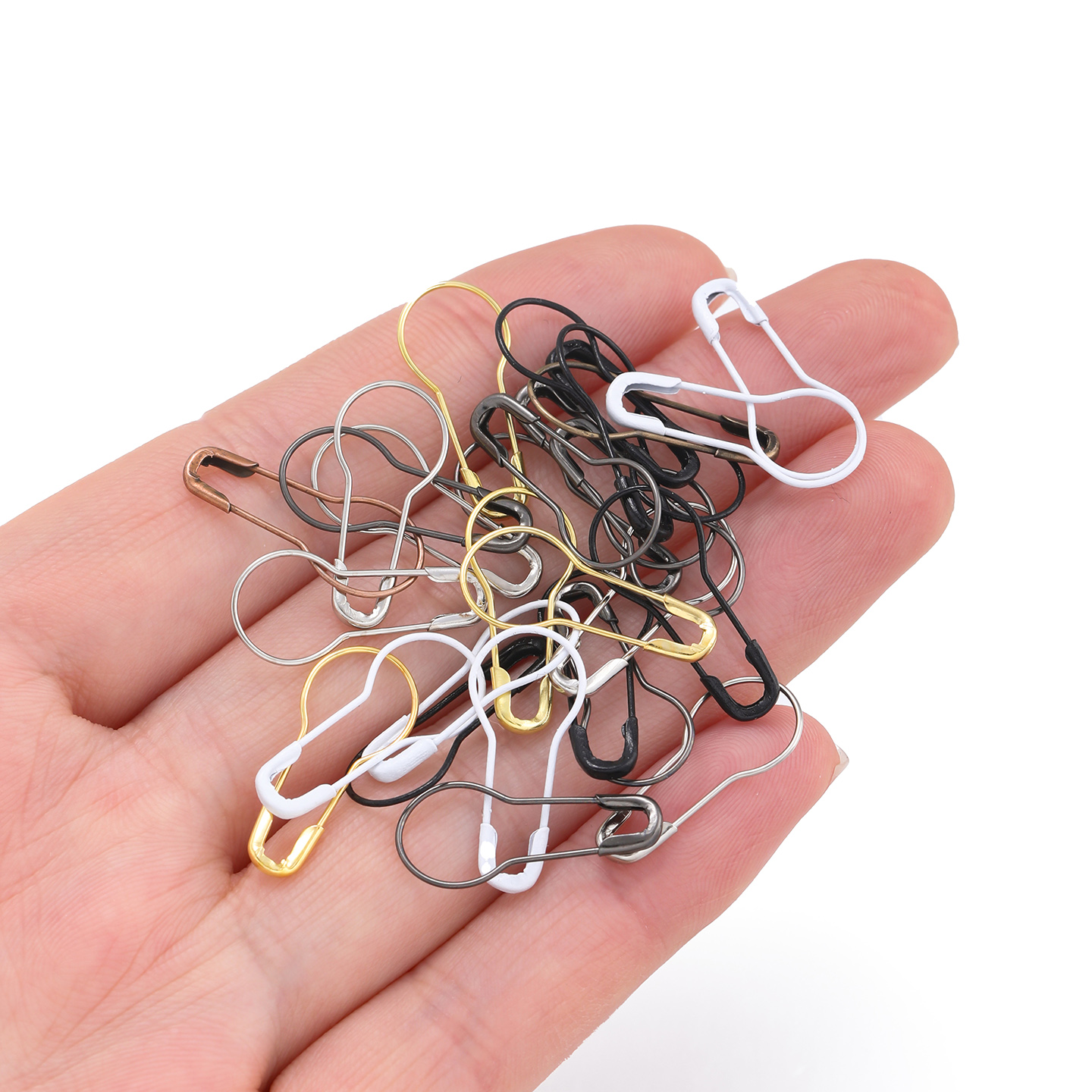 100Pcs/Lot Metal Gourd Safety  - Art Craft Diy reseña y precio