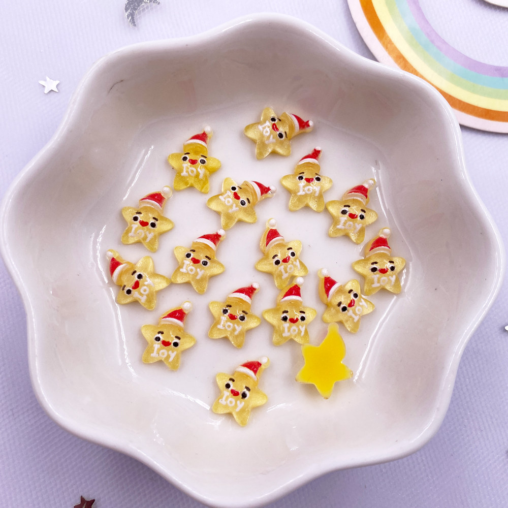50pcs Resin Mini Colorful Chri - Art Craft Christmas Tree reseña y precio