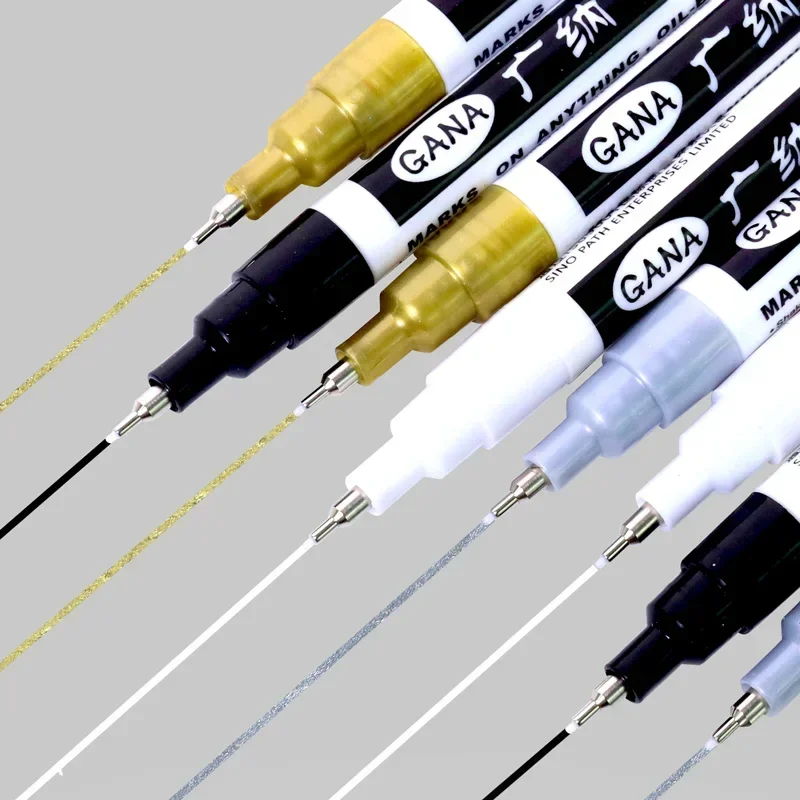 4Pcs/set Oil Based White Black - Illustration Marker Set reseña y precio