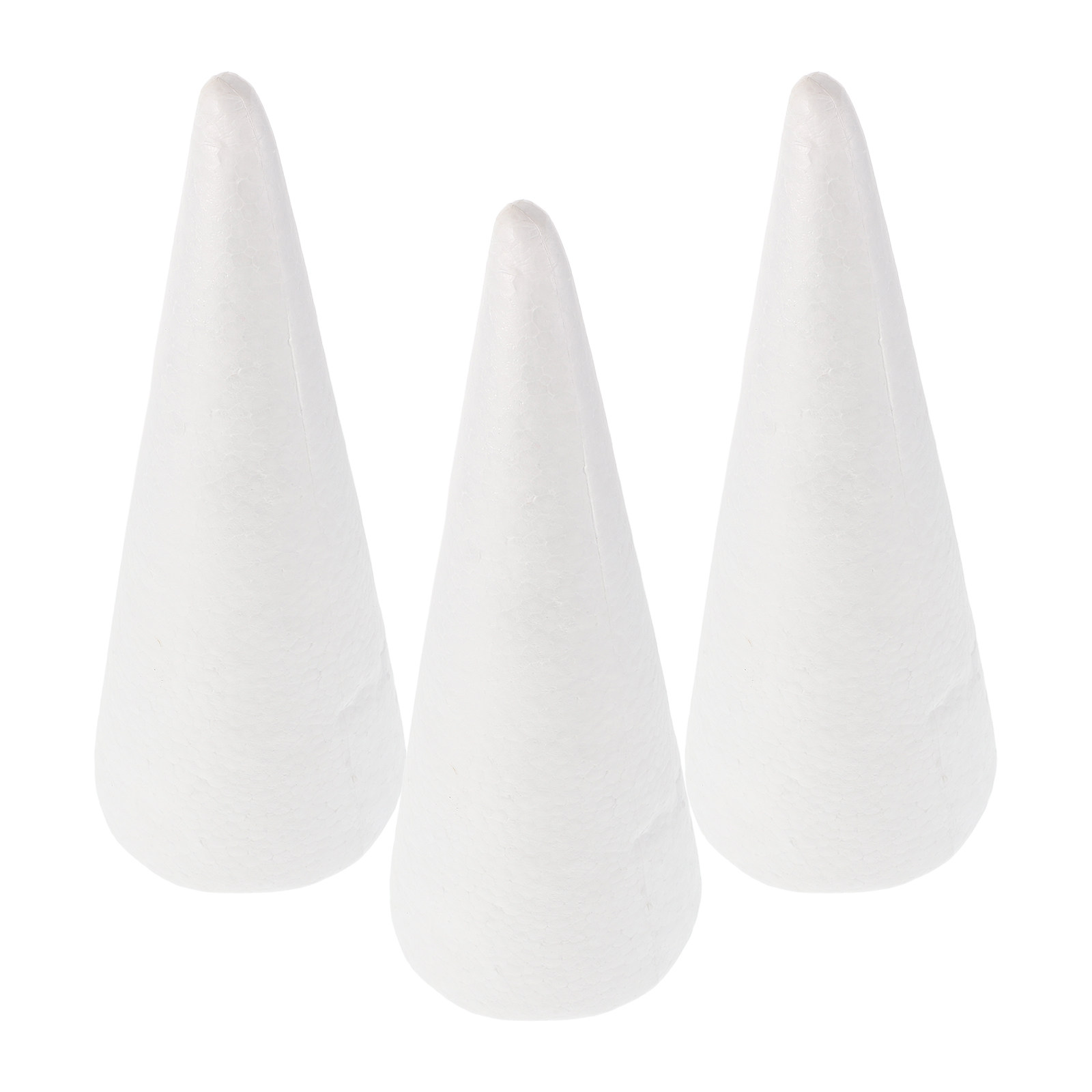 3Pcs Foam Cones Cone Shaped Po - Art Craft Christmas Tree reseña y precio