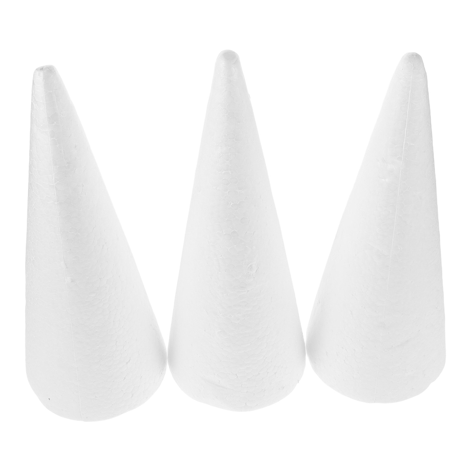 3Pcs Foam Cones Cone Shaped Po - Art Craft Christmas Tree reseña y precio