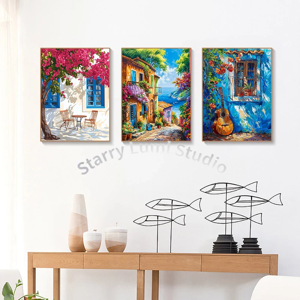 Water Town Diamond Painting La - Art Craft Village reseña y precio