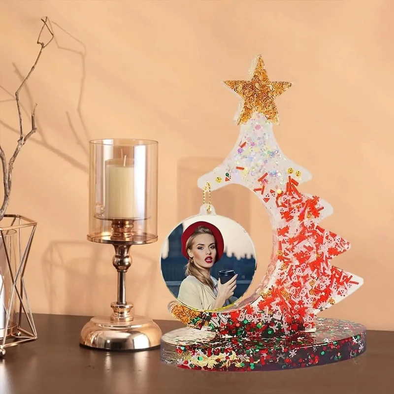 DIY Christmas Tree Photo Frame - Art Craft Christmas Tree reseña y precio