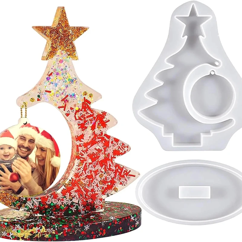 DIY Christmas Tree Photo Frame - Art Craft Christmas Tree reseña y precio