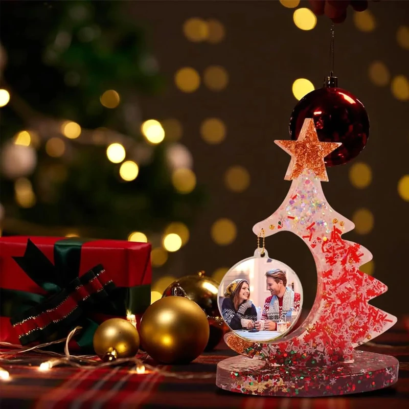 DIY Christmas Tree Photo Frame - Art Craft Christmas Tree reseña y precio