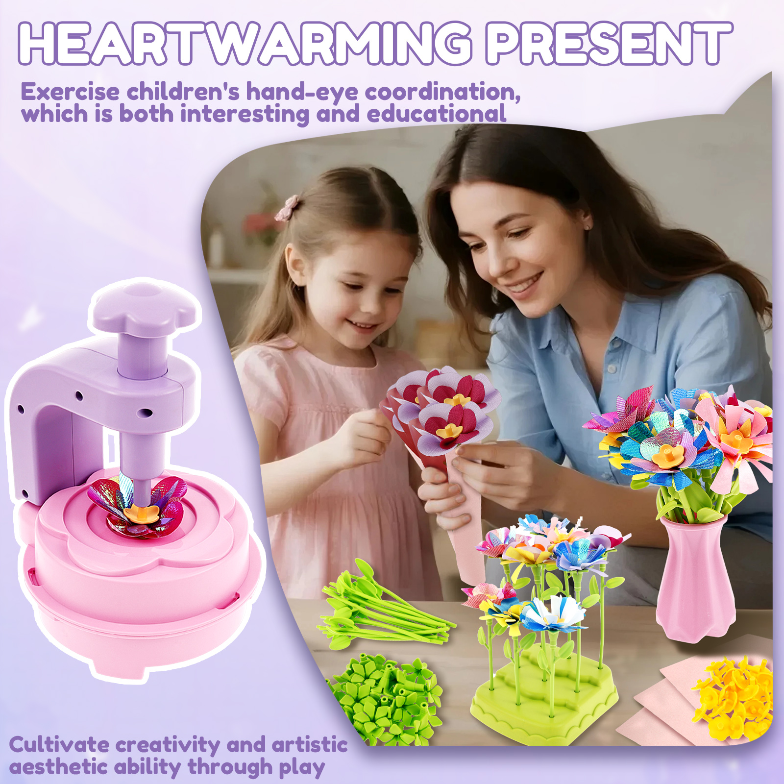 DIY Flower Art Craft Set Creat - Art Craft 3 Year Old reseña y precio
