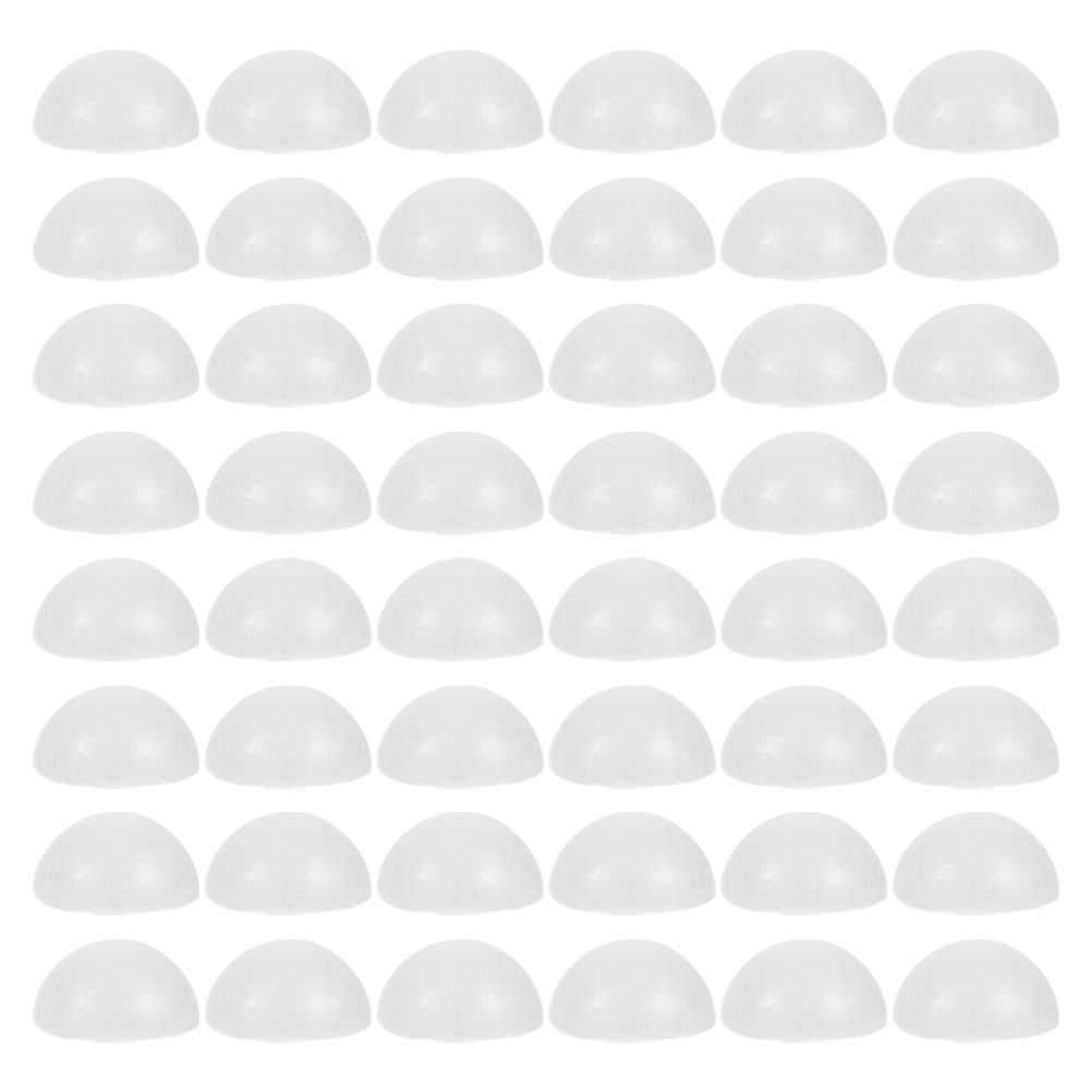 100Pcs White Foam Half Balls H - Art Craft For Christmas reseña y precio