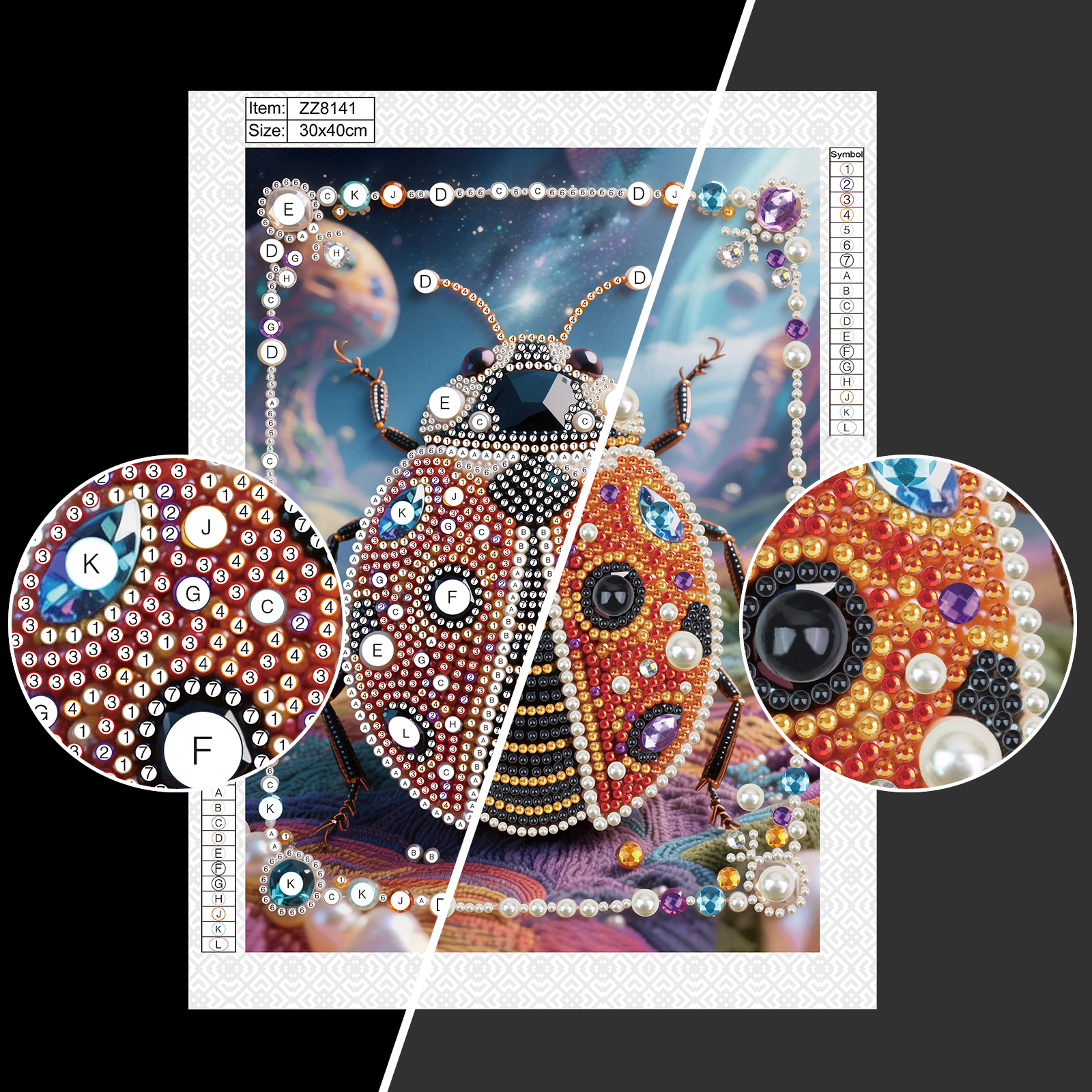 DIY Pearl Diamond Art Painting - Art Craft Ladybug reseña y precio