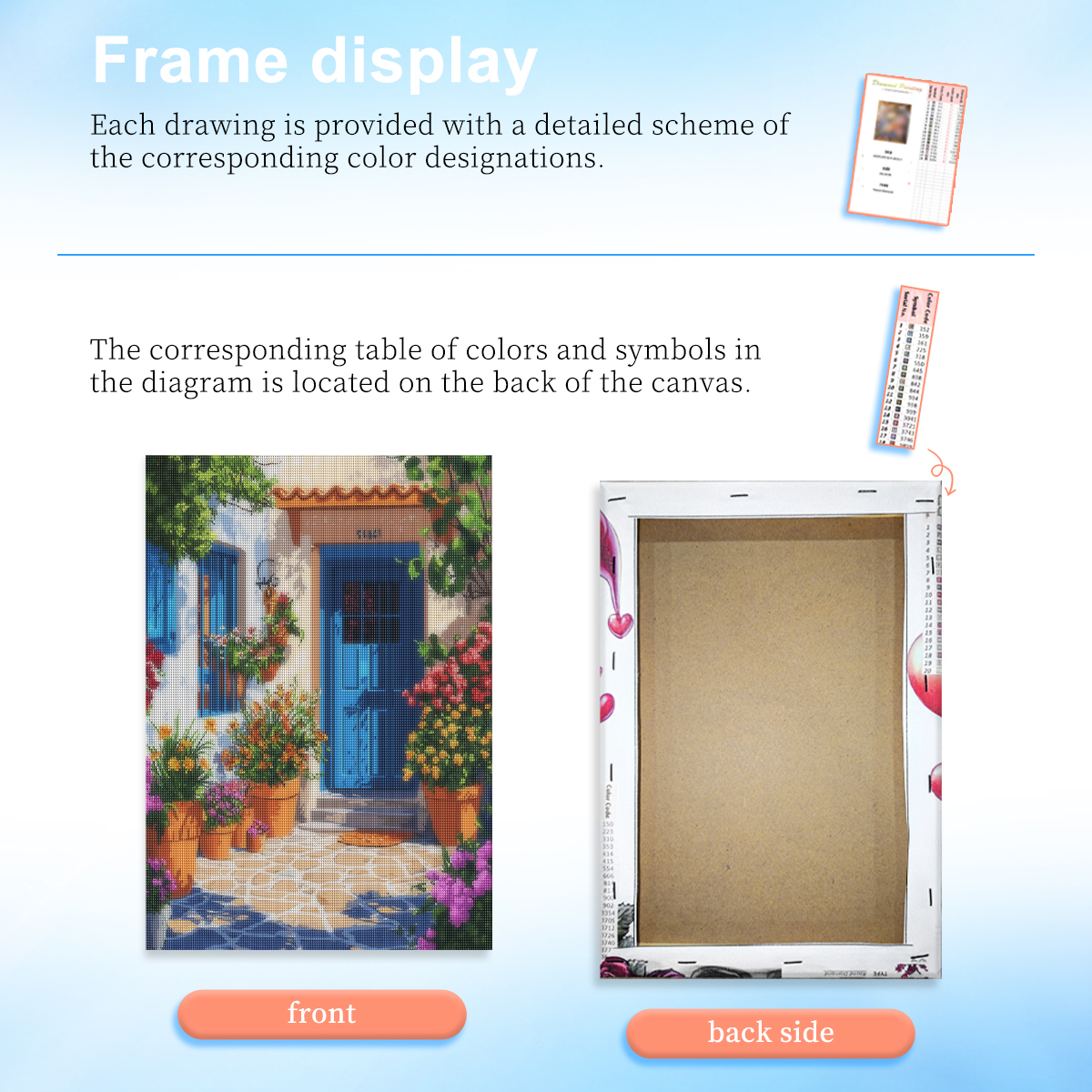 RUOPOTY The Blue Door Diamond  - Art Craft Ideas With Paper reseña y precio