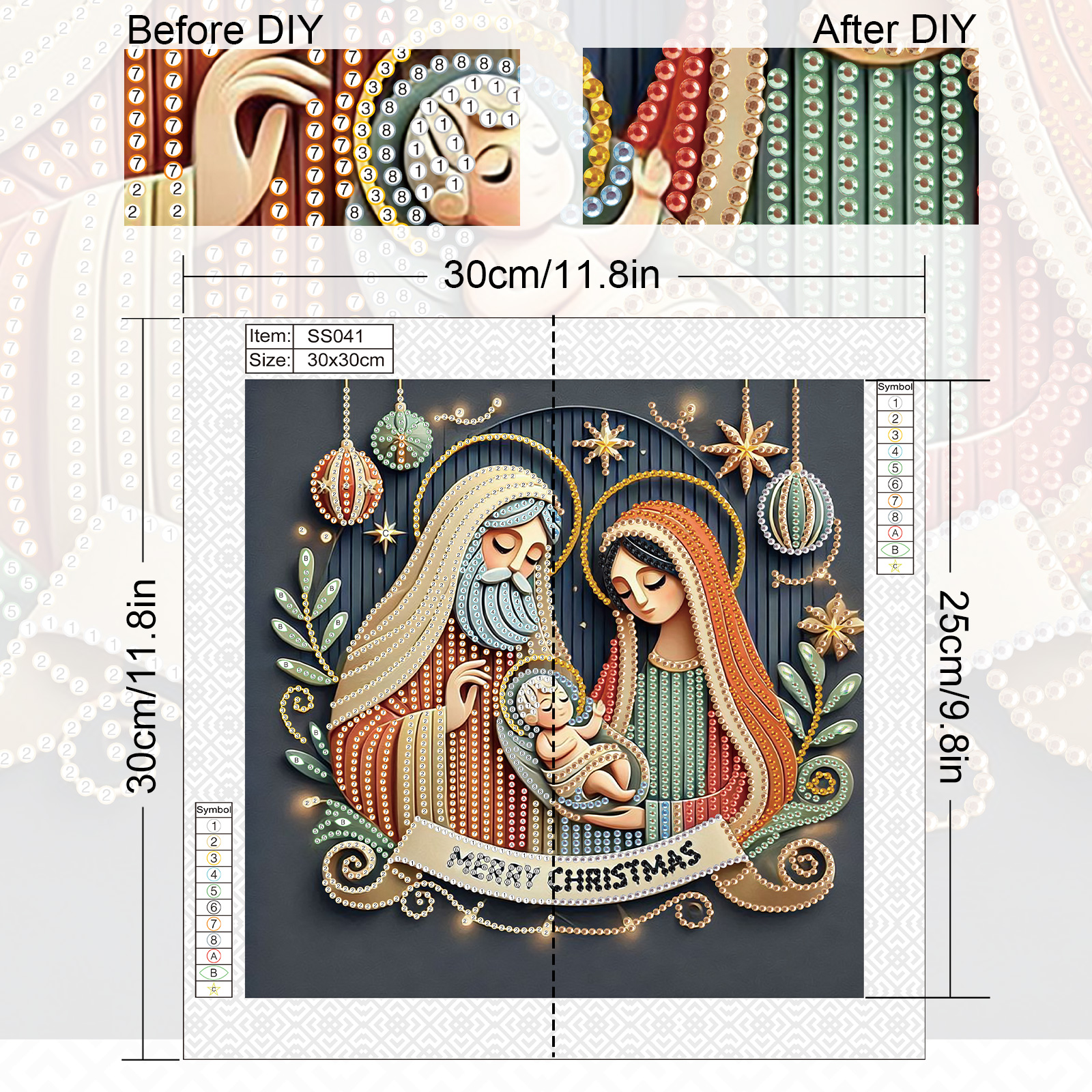 Special Shape Diamond Art Pain - Art Craft For Christmas reseña y precio