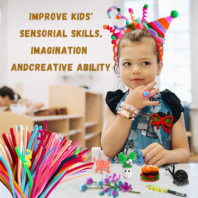 200pcs Pipe Cleaners Craft Bul - Art Craft Game reseña y precio