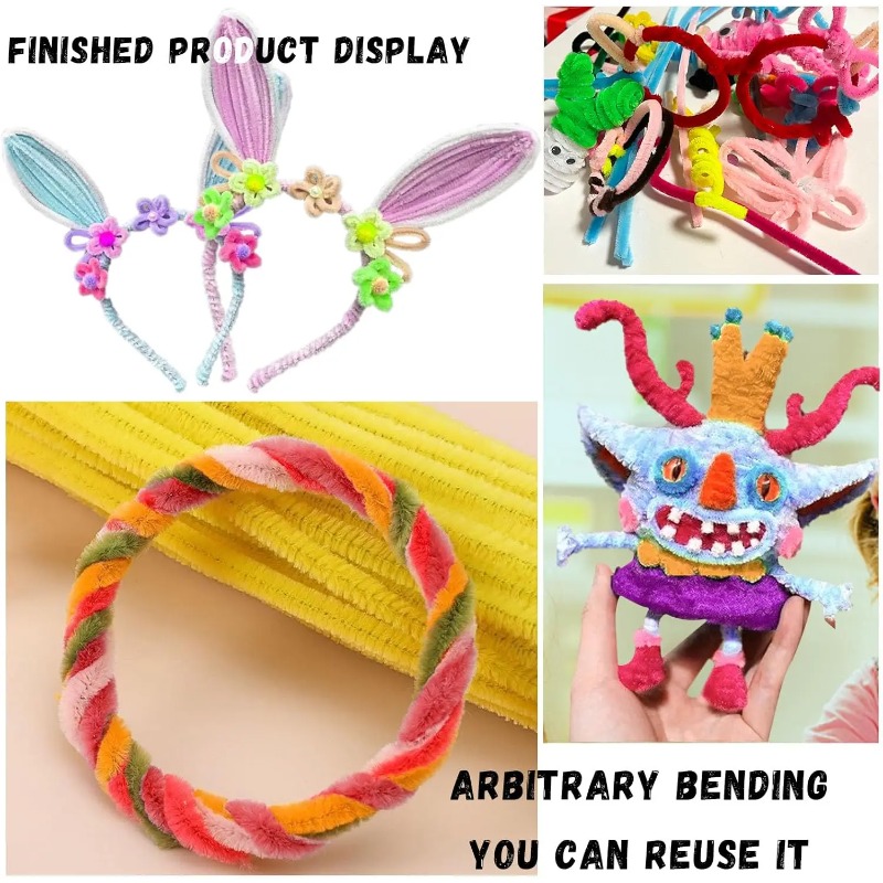 200pcs Pipe Cleaners Craft Bul - Art Craft Game reseña y precio