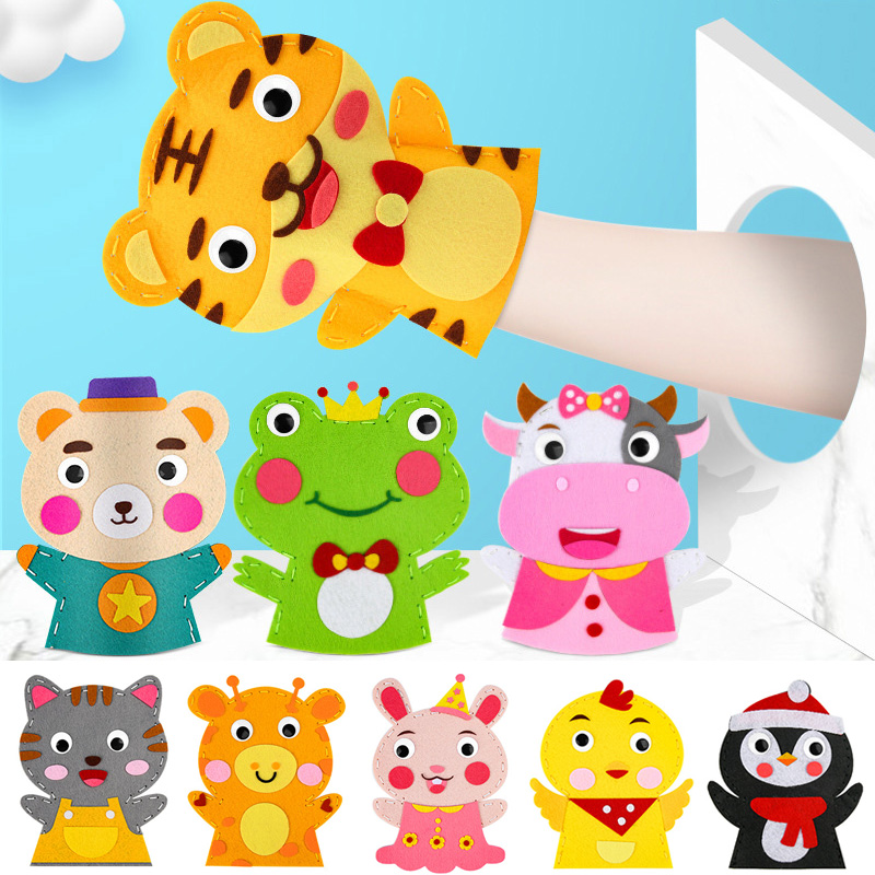 Cute Cartoon Animal Hand Puppe - Art Craft 3 Year Old reseña y precio