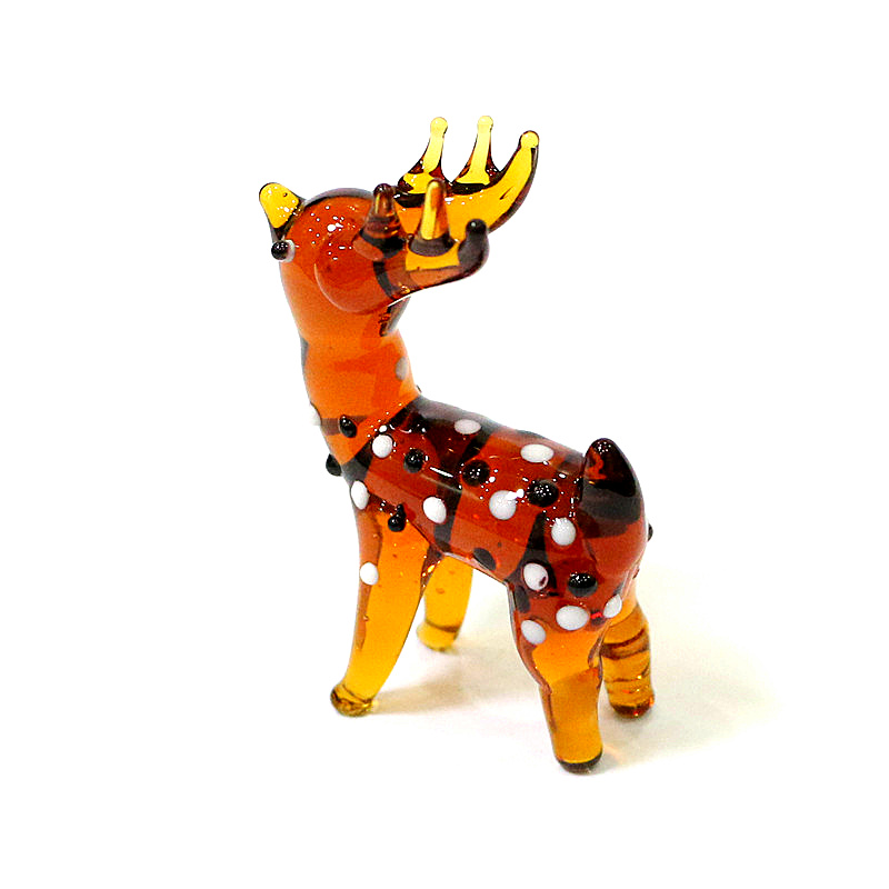 Custom Cute Christmas Deer Gla - Art Craft Display reseña y precio