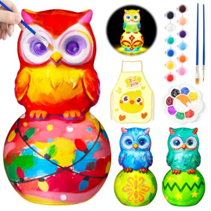 Paint Your Own Lamp Kit, Arts  - Art Craft Diy reseña y precio