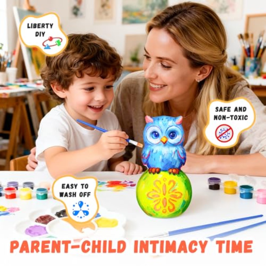 Paint Your Own Lamp Kit, Arts  - Art Craft Diy reseña y precio