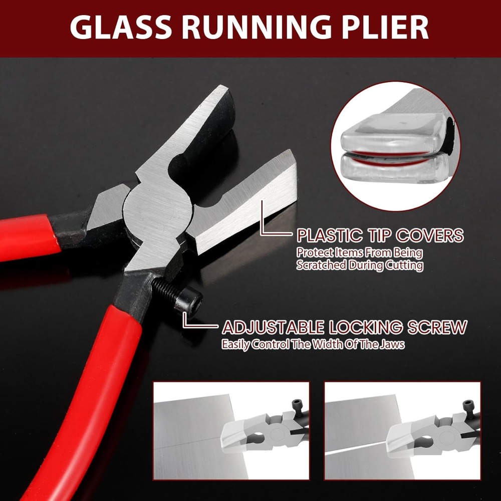 10PCS Glass Cutting Tool Kit,  - Leather Tooling Kit reseña y precio