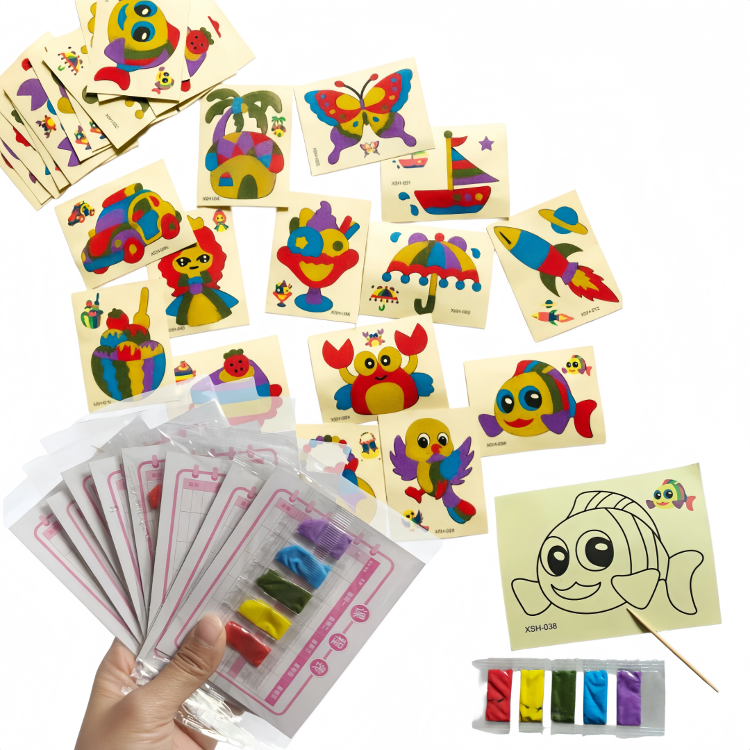 DIY Sand Art Kit Set - Multipl - Art Craft And Design reseña y precio