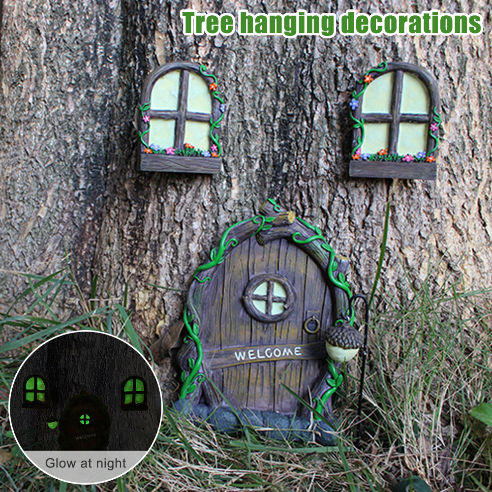 3pcs Tree Sculpture Garden Gno - Art Craft Christmas Tree reseña y precio
