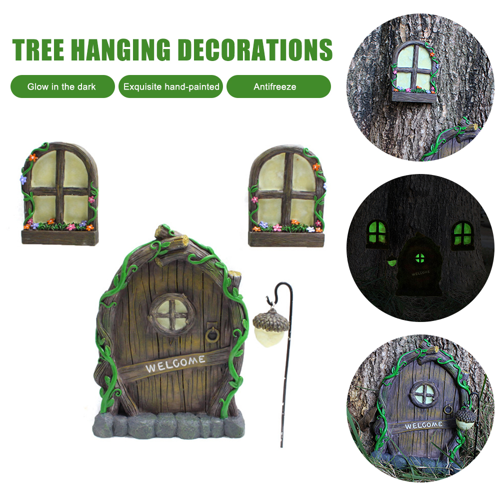 3pcs Tree Sculpture Garden Gno - Art Craft Christmas Tree reseña y precio