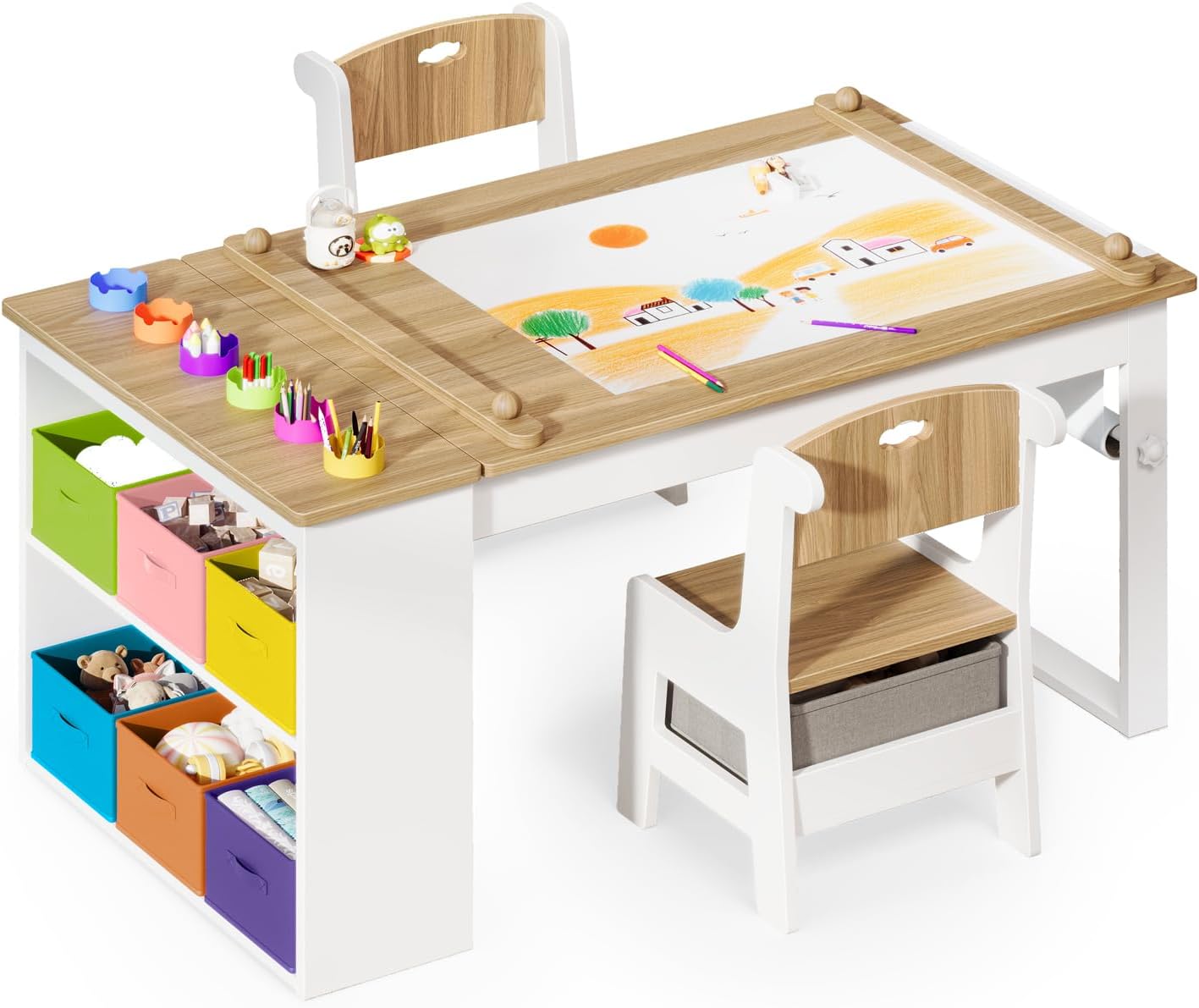 Kids Art Table and Chairs, Tod - Art Craft Toddlers reseña y precio