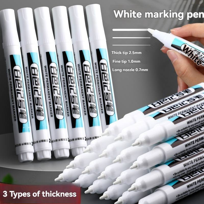 20Pcs White Ink Permanent Mark - Illustration Marker Set reseña y precio