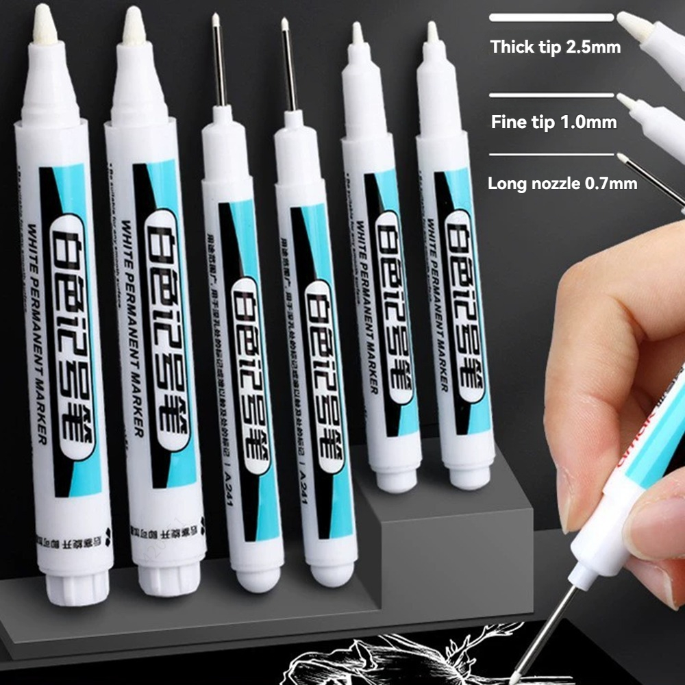 20Pcs White Ink Permanent Mark - Illustration Marker Set reseña y precio
