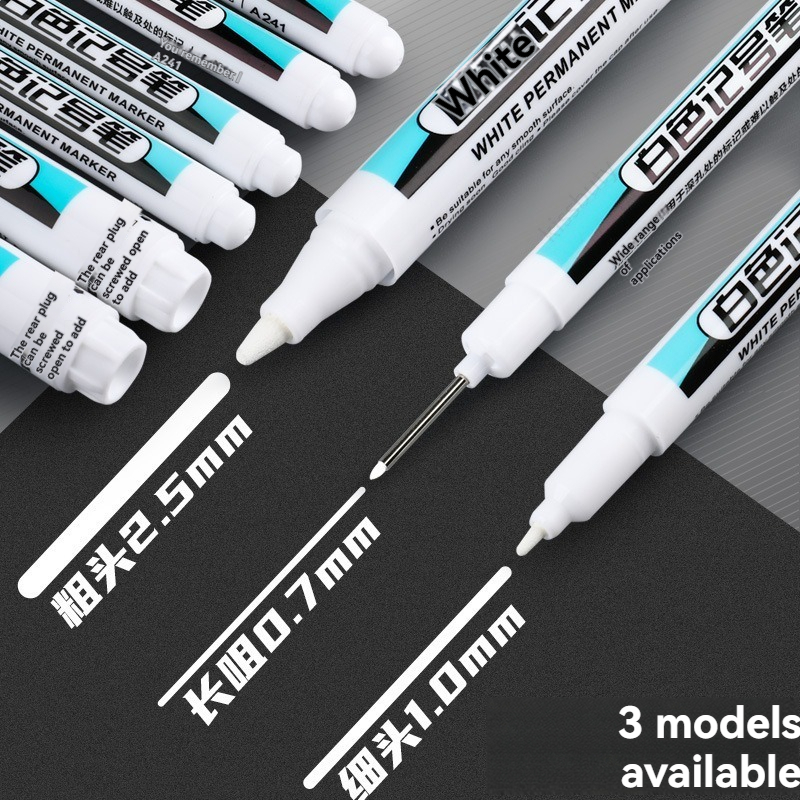 20Pcs White Ink Permanent Mark - Illustration Marker Set reseña y precio