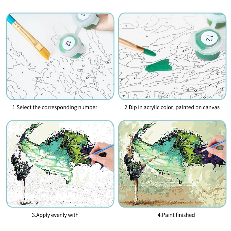 GATYZTORY Painting By Number T - Art Craft Display reseña y precio
