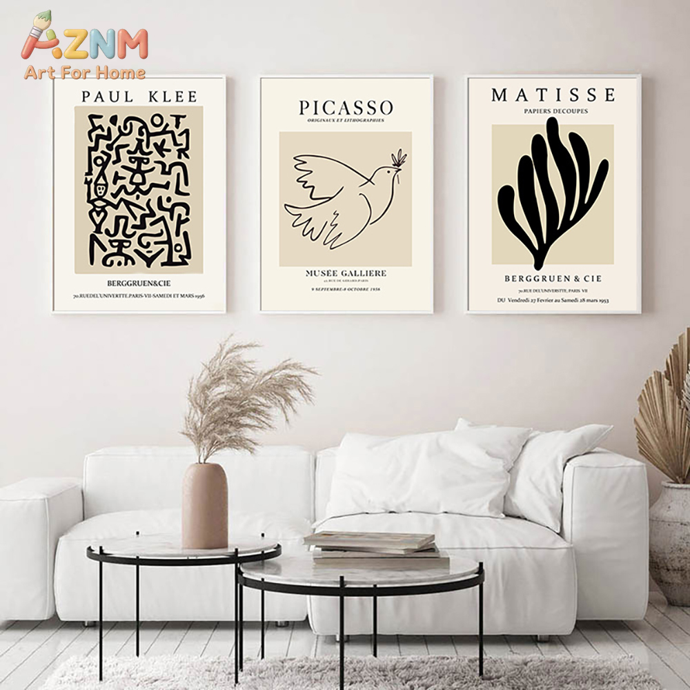 3PCS Matisse Picasso Paul Klee - Art Craft Display reseña y precio