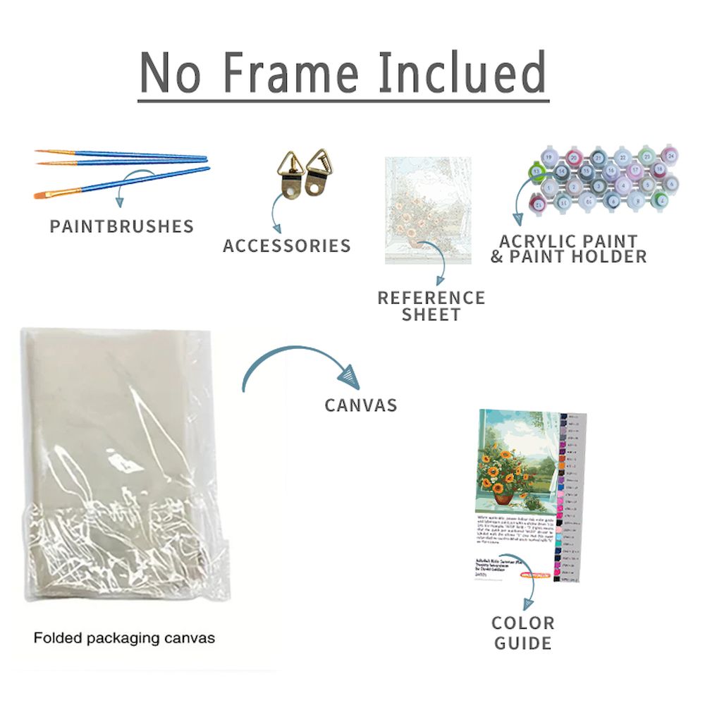 GATYZTORY Diy Frame Painting B - Art Craft Number reseña y precio
