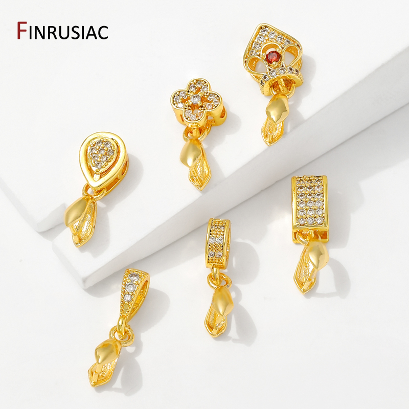 18K Gold Plated Brass With Zir - Art Craft Diy reseña y precio