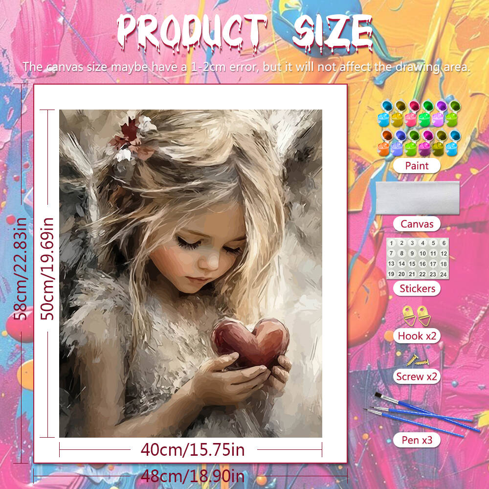 Drawing By Numbers Girl Portra - Art Craft Number reseña y precio