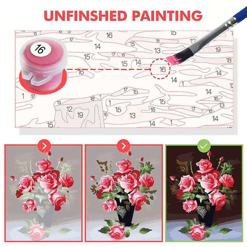 Drawing By Numbers Girl Portra - Art Craft Number reseña y precio