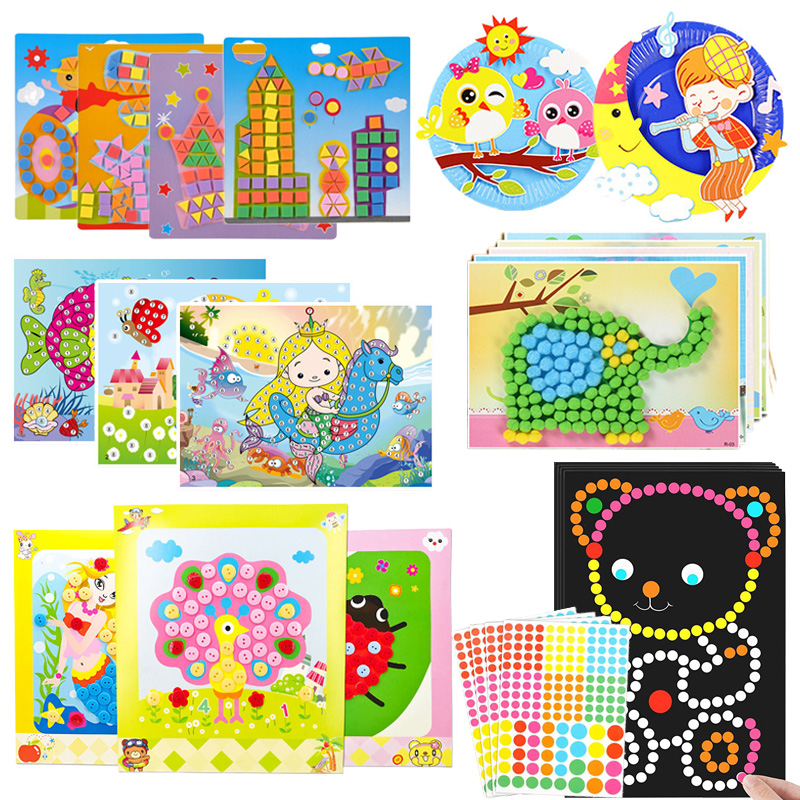 Children Stickers Toy DIY Hand - Art Craft Kits For Kids reseña y precio