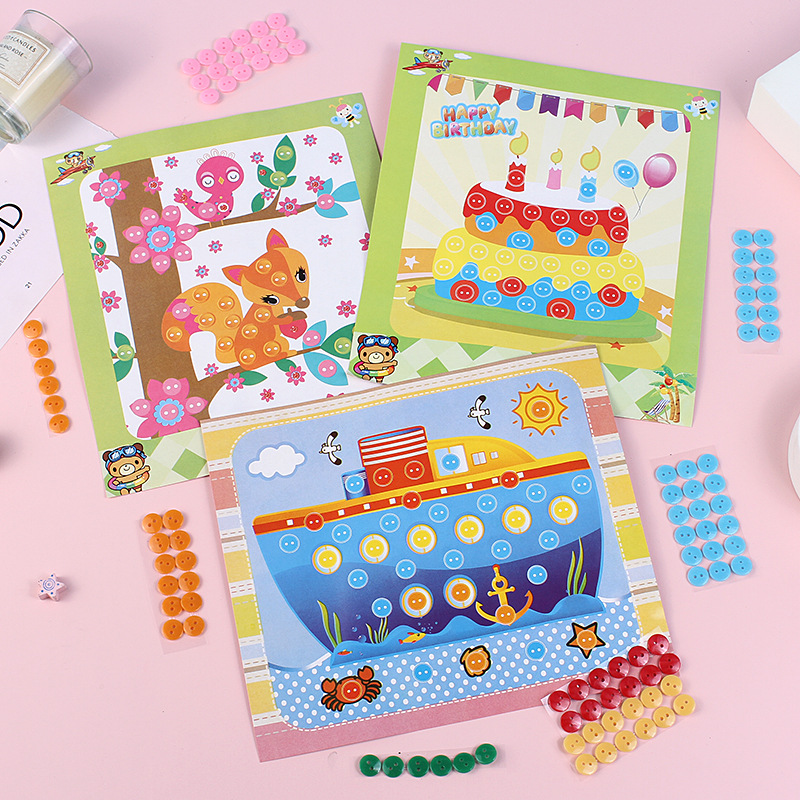 Children Stickers Toy DIY Hand - Art Craft Kits For Kids reseña y precio
