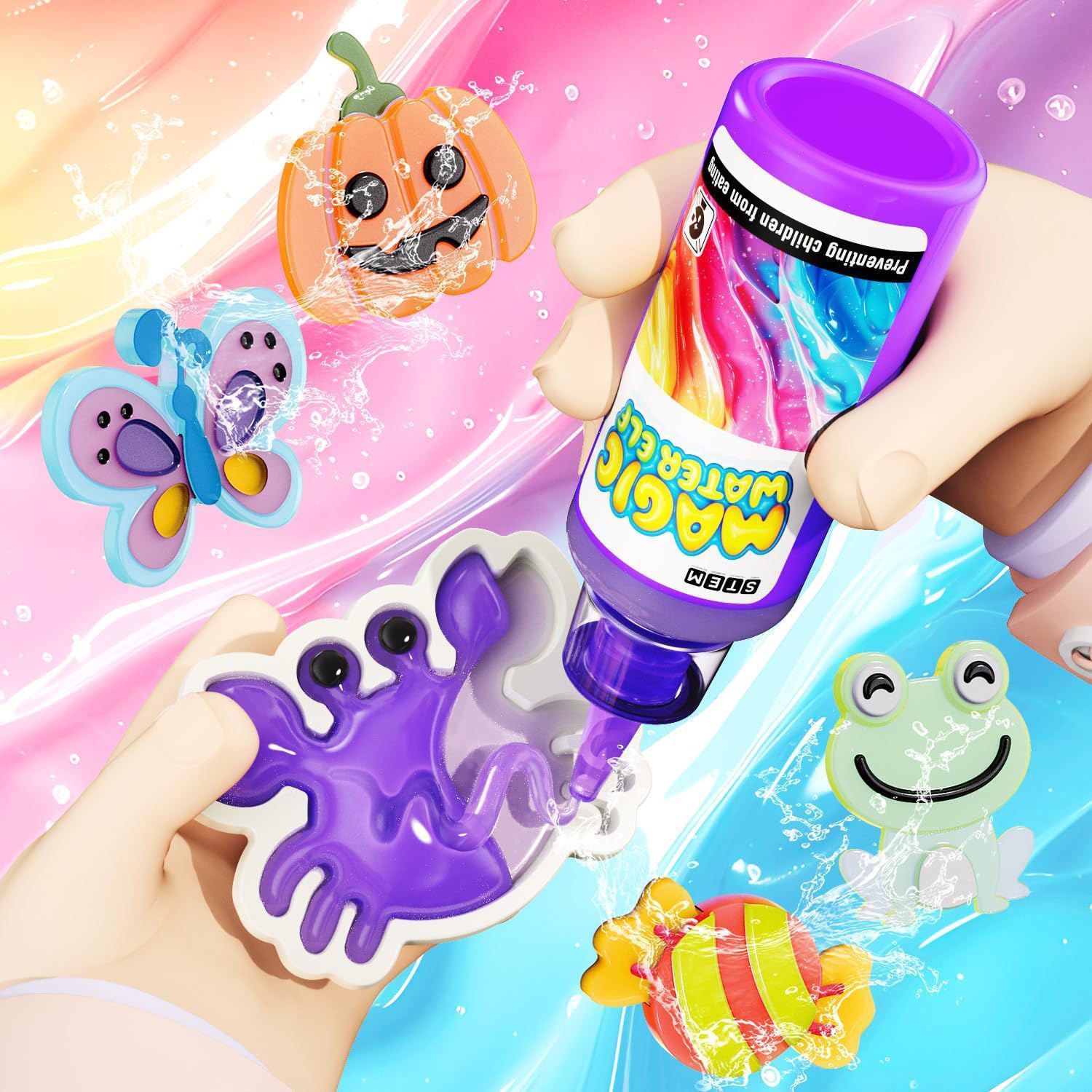 Magic Gel Water Beads Toy: 12- - Art Craft Kits For Kids reseña y precio