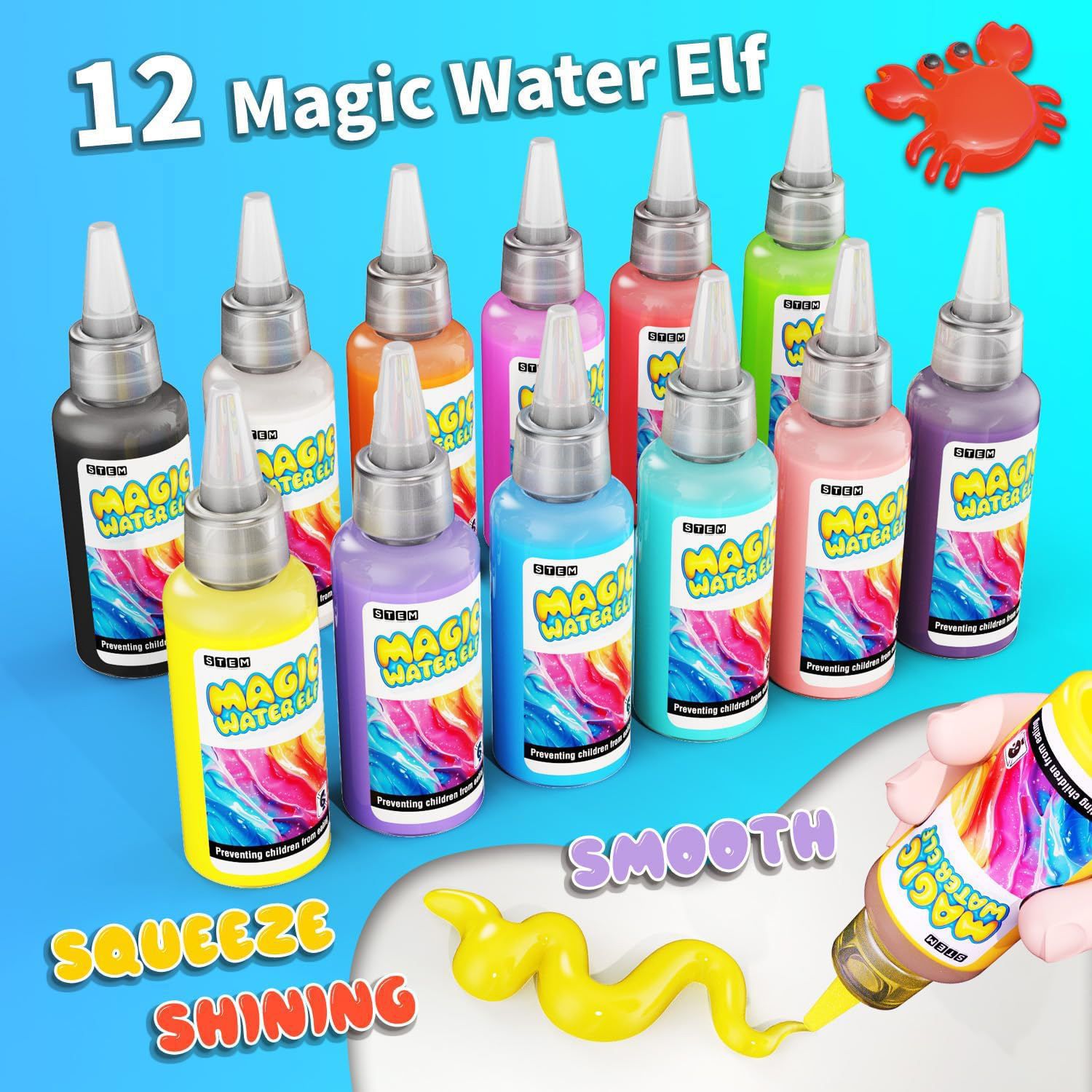 Magic Gel Water Beads Toy: 12- - Art Craft Kits For Kids reseña y precio
