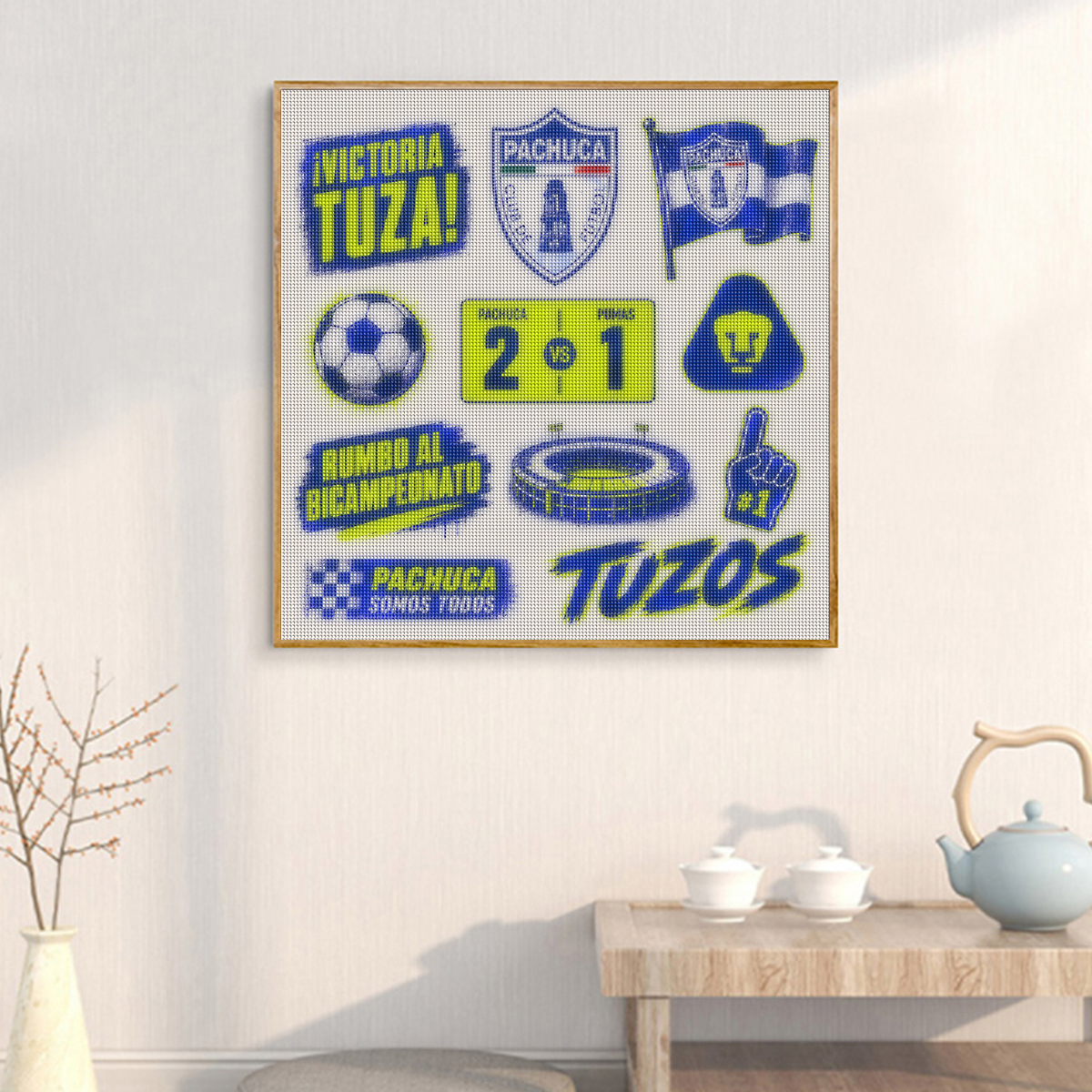 Maxico Football Diamond Painti - Art Craft Ideas With Paper reseña y precio