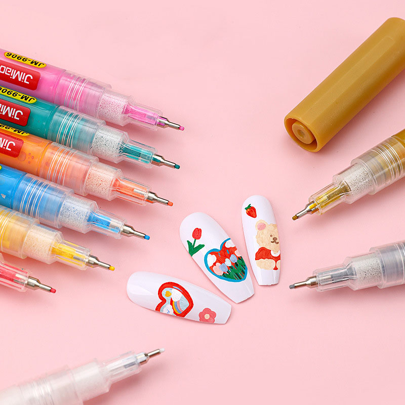 12 Colors Marker Nail Art Pen  - Illustration Marker Set reseña y precio