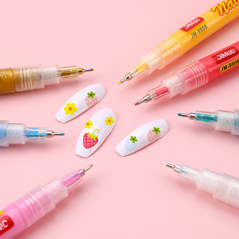 12 Colors Marker Nail Art Pen  - Illustration Marker Set reseña y precio