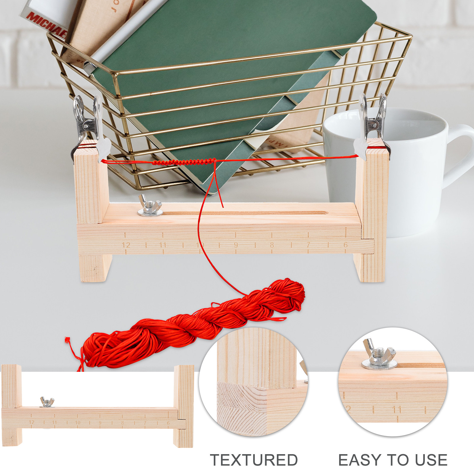 1Set Weaving Tool Bracelet Mak - Leather Tooling Kit reseña y precio
