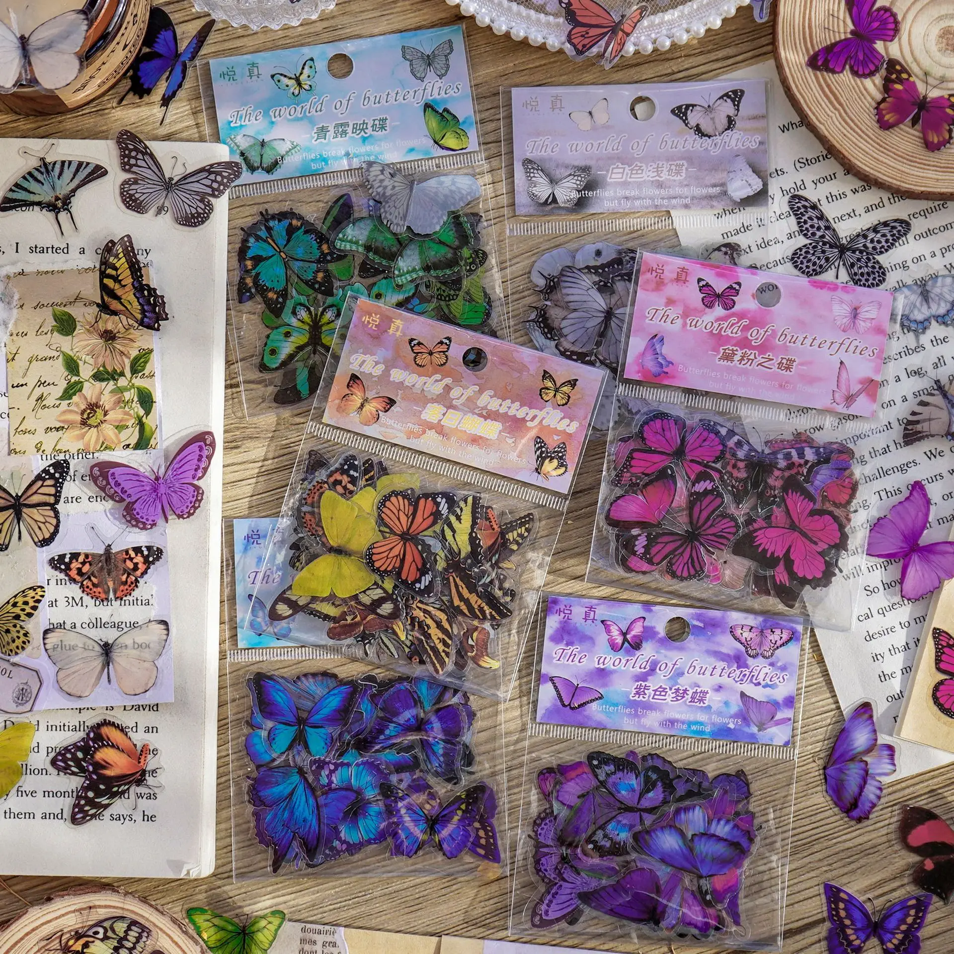 Journamm 40pcs/pack Butterfly  - Art Craft 3 Year Old reseña y precio