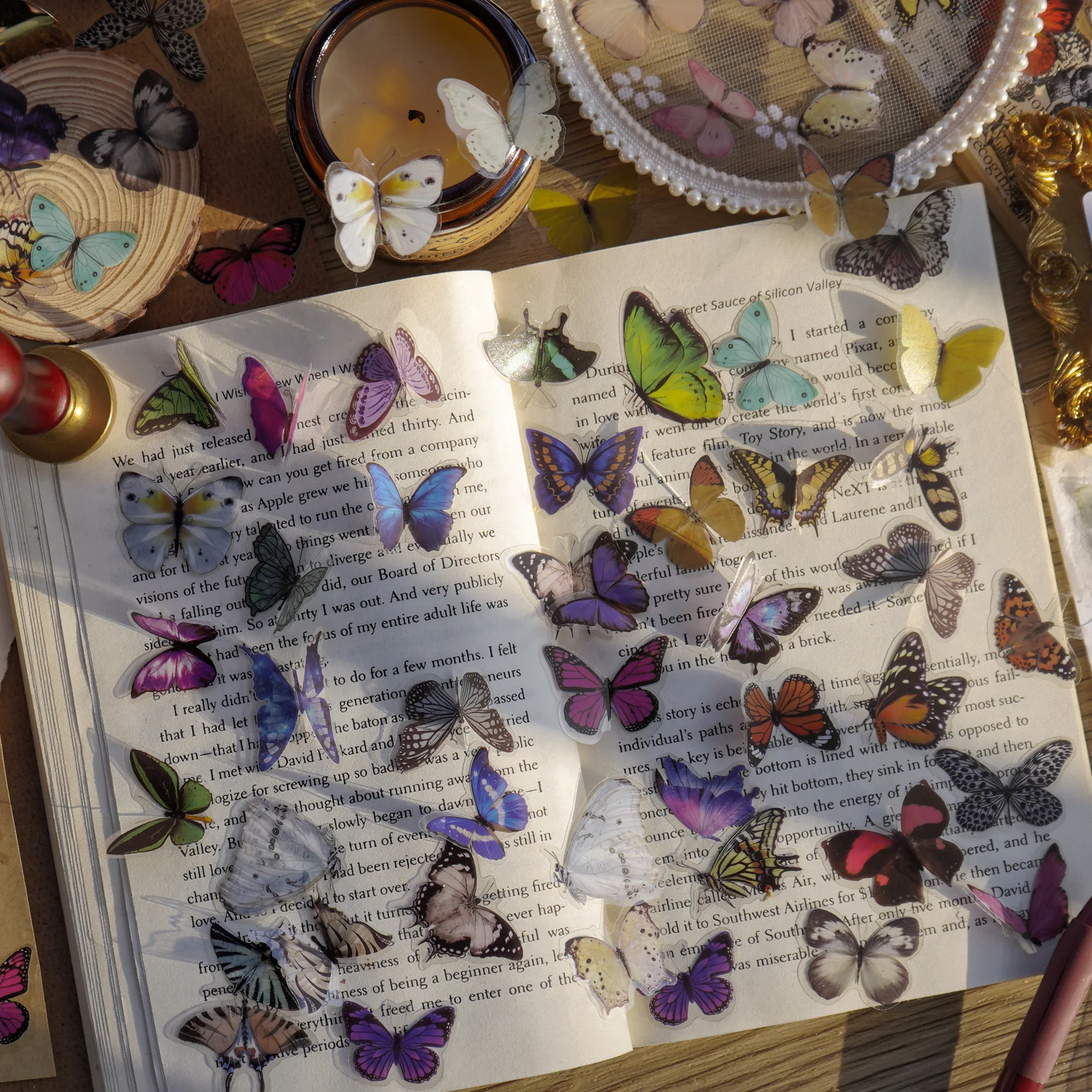 Journamm 40pcs/pack Butterfly  - Art Craft 3 Year Old reseña y precio
