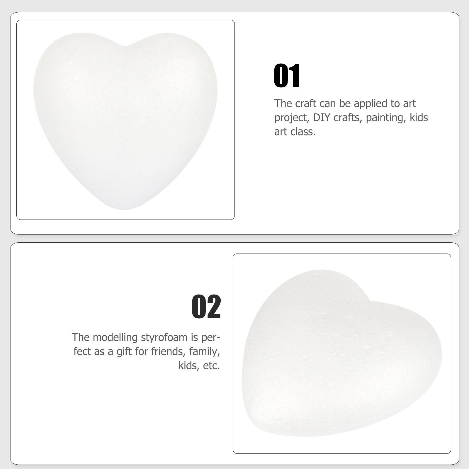 White Heart Craft Balls 15Cm P - Art Craft For Christmas reseña y precio