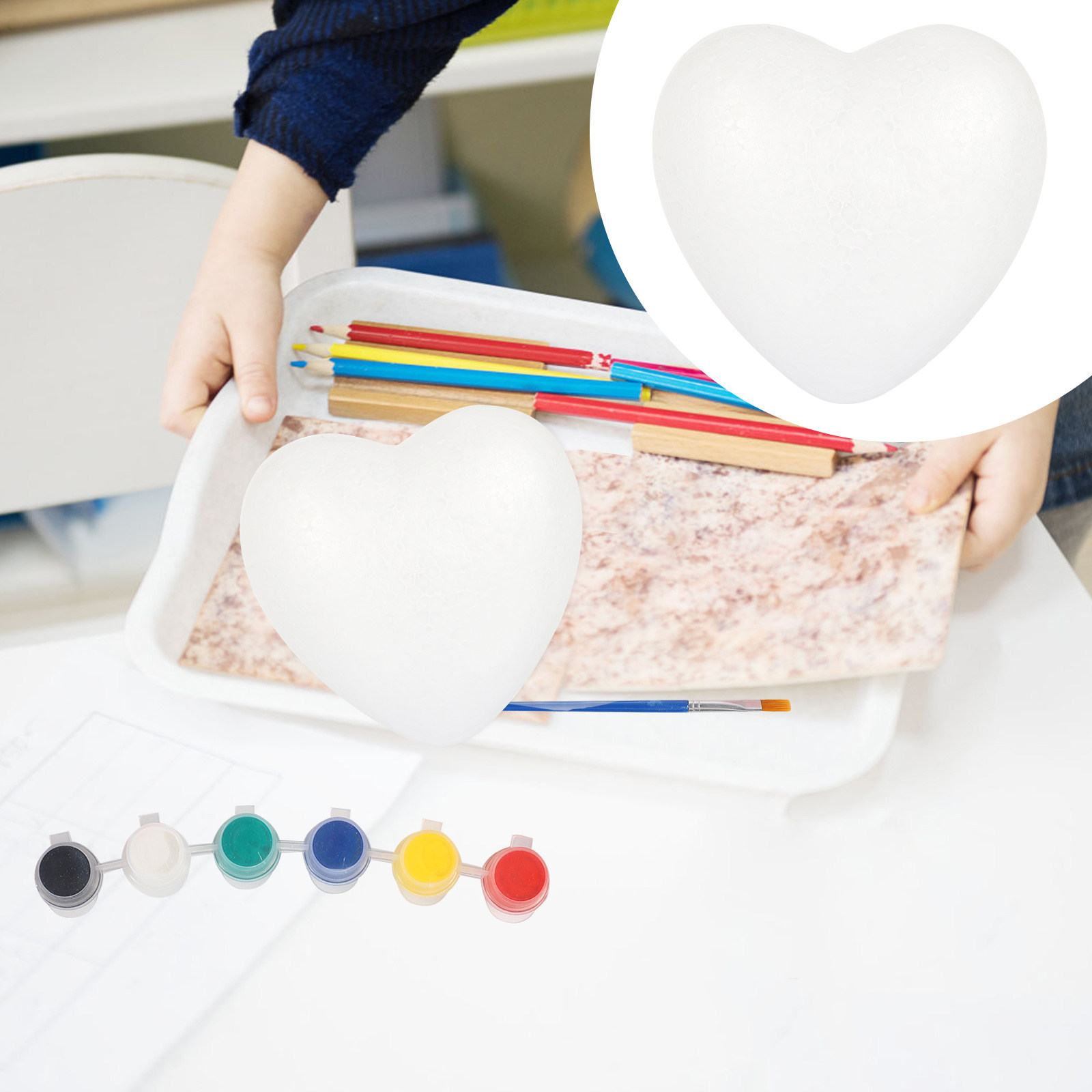 White Heart Craft Balls 15Cm P - Art Craft For Christmas reseña y precio