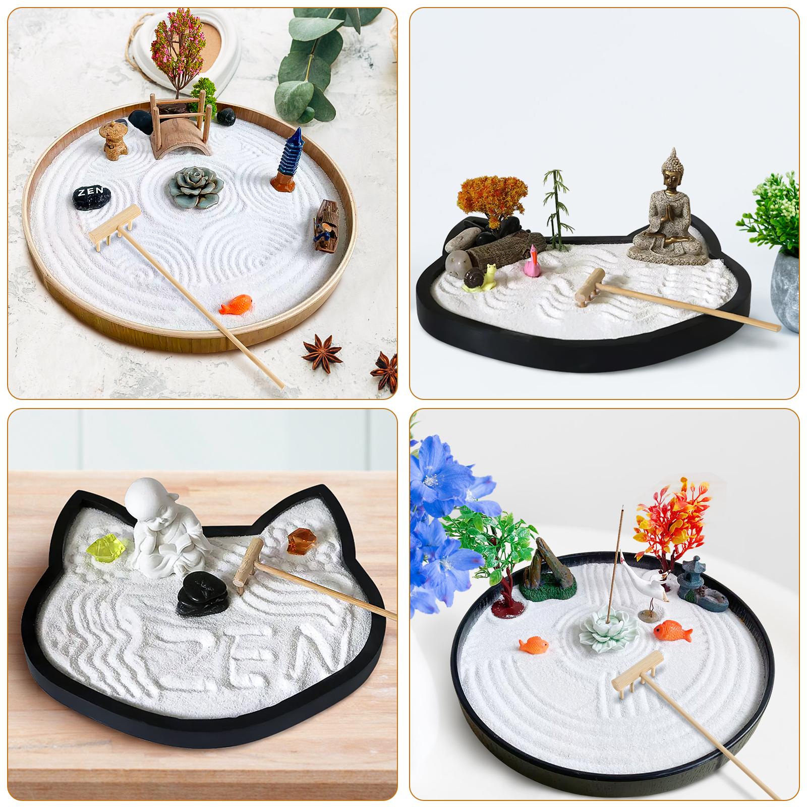 8Pcs Mini Zen Rake Tools Medit - Leather Tooling Kit reseña y precio